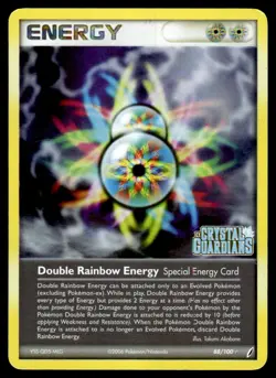 2006 EX - Crystal Guardians Double Rainbow Energy Null/Rare Holo #88 - Image 1