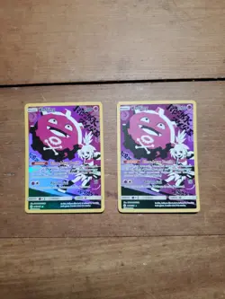 2 Pokemon TCG Koffing Secret Full Art Cosmic Eclipse 243/236 - Image 1