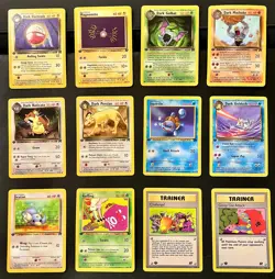 Team Rocket Dark Pokemon Lot | ALL 1st Edition 12 Cards in NM Condition! - Image 1