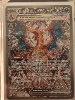 Pokemon Charizard ex Obsidian Flames Special Illustration Rare Holo 223/197 330… - Image 1