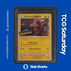 2016 POKEMON SM BLACK STAR PROMOS #SM190B DETECTIVE PIKACHU - Image 1