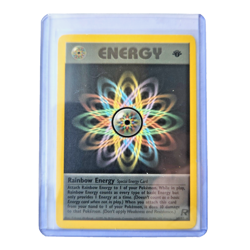 Rainbow Energy 80/82 Pokemon TCG 1st Edition Team Rocket Vintage 2000 Card - Image 1