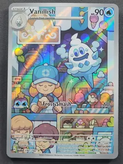 Vanillish 190/182 Illustration Rare Paradox Rift Pokemon TCG - Image 1