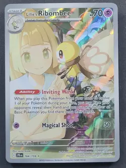 Lillie's Ribombee 164/159 Illustration Rare Journey Together Pokemon TCG - Image 1