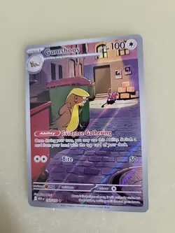 Gumshoos 153/132 Me01: Mega Evolution Illustration Rare Holo 100 HP Pokemon TCG - Image 3