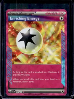 2024 Pokemon Surging Sparks Enriching Energy Rare #191/191 - Image 1