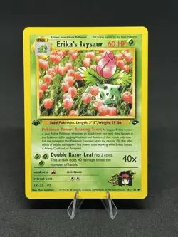 Pokemon Erika's Ivysaur 41/132 Gym Challenge 1st Edition Regular - Image 1