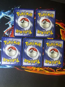 Pokemon TCG Fossil Lot X5 Vintage WOTC Mixed Condition - Image 2