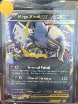 Pokemon TCG Mega Evolution Mega Absol Ex 086/132 Double Rare Holo NM - Image 1