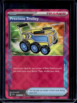 2024 Pokemon Surging Sparks Precious Trolley Rare #185/191 - Image 1