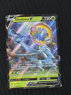 Dhelmise V 009/202 Sword & Shield Base Set Ultra Rare Pokemon TCG NM/M - Image 1