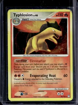 2007 Pokemon Diamond & Pearl Mysterious Treasures Typhlosion Holo #16/123 - Image 1