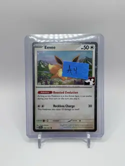Pokemon Eevee #143/191 English Surging Sparks Play! Stamped Cosmos Holo - Image 3