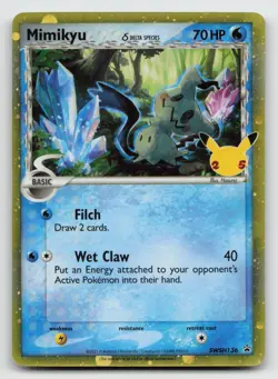 POKEMON TCG - Mimikyu - Black Star Promo - SWSH136 - Holo Promo - NM - Image 1