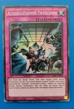Near Mint Yugioh GERMAN Evenly Matched - SDBT-DE038 - 1st Edition - Super Rare - Image 1