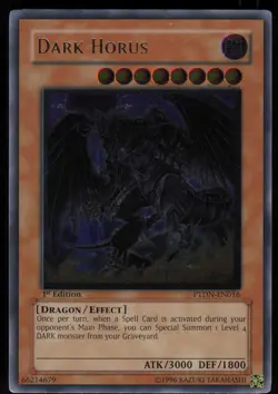 Dark Horus (UTR) PTDN-EN016 Ultimate Rare 1st Edition Yu-Gi-Oh - Image 1