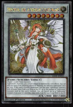 Minerva, the Athenian Lightsworn LEDE-EN043 QCR 1st Edition Yu-Gi-Oh - Image 1