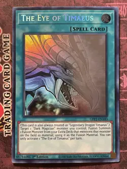 The Eye Of Timaeus - GFP2-EN183 - Ghost Rare - 1st Edition - VLP - Image 1