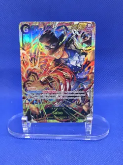 One Piece Carrying On His Will Sabo OP13-120 Secret Rare SEC SP NM - Image 1