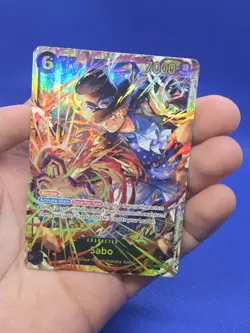 One Piece Carrying On His Will Sabo OP13-120 Secret Rare SEC SP NM - Image 2