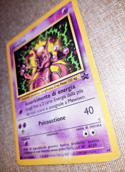 Pokemon - Mewtwo Black Star Promo Wizard's of the Coast ITA n.14 Vintage cards - Image 3