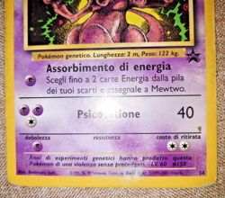 Pokemon - Mewtwo Black Star Promo Wizard's of the Coast ITA n.14 Vintage cards - Image 5