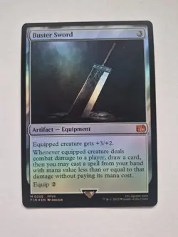 Magic The Gathering Buster Sword Final Fantasy Foil - Image 1