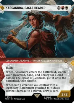 Kassandra, Eagle Bearer (Showcase) -Foil Near Mint MTG - Image 1