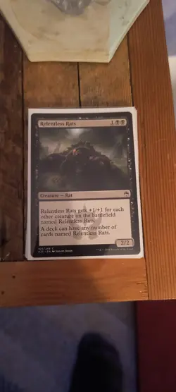 Magic: The Gathering A25 Masters 25 Relentless Rats Common Card - Image 1