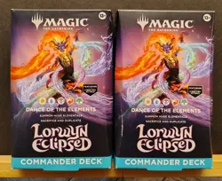 MTG Lorwyn Eclipsed Dance Of The Elements Commander Deck Lot Of 2 - Image 1