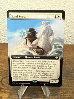 Sand Scout ~ Extended Art ~ Outlaws of Thunder Junction ~ Mtg - Image 1