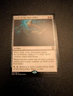 Near Mint x 1 Staff of the Storyteller Commander: Phyrexia: All Will Be One - Image 1