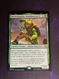 MTG * Michelangelo, Weirdness to 11 Teenage Mutant Ninja Turtles * 1X * NM - Image 1