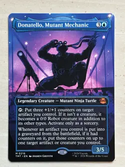 Donatello, Mutant Mechanic (Borderless) Teenage Mutant Ninja Turtles Regular MTG - Image 1