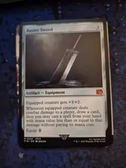 Buster Sword 0255 (M) MTG FINAL FANTASY (FIN) - Image 1