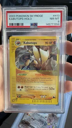 Pokemon Kabutops Holo Rare Card H13/H32 Skyridge - Image 1
