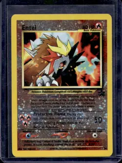 1999 Pokemon Wizards Black Star Promos Entei #34 - Image 1