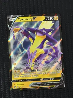 Toxtricity V 70/192 - NM Full Art Ultra Rare Holo - Pokemon Rebel Clash - Image 1