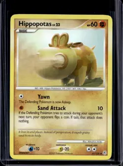 2007 Pokemon Diamond & Pearl Hippopotas #51/130 - Image 1