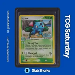 2006 POKEMON EX CRYSTAL GUARDIANS #35/100 IVYSAUR REVERSE HOLO - Image 1