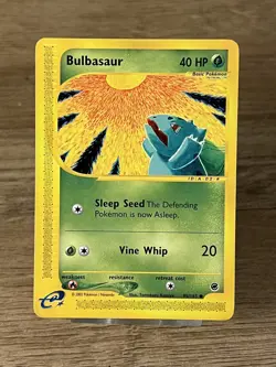 2002 Pokemon TCG Expedition - Bulbasaur Base Set Card #95/165 - Image 1