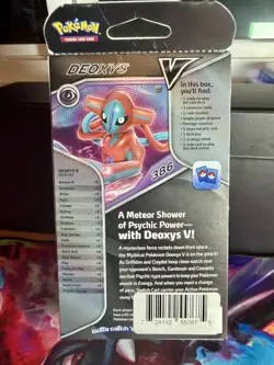 Pokemon TCG Deoxys V Battle Deck Sealed - Image 3