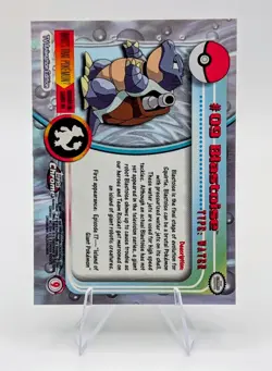 2000 Topps Chrome Pokemon: Blastoise #9 - NM - Image 2