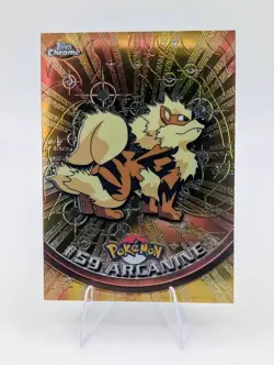 2000 Topps Chrome Pokemon: Arcanine #59 - NM - Image 1
