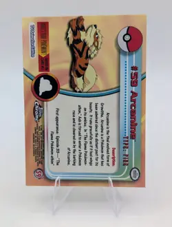 2000 Topps Chrome Pokemon: Arcanine #59 - NM - Image 2