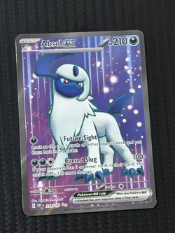 Absol ex 214/197 Obsidian Flames OBF Full Art Ultra Rare Pokemon TCG Card NM - Image 1
