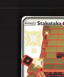 Stakataka GX SV74/SV94 Hidden Fates Full Art Shiny Holo Rare Pokemon Card NM - Image 3