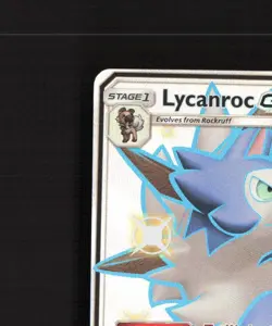 Lycanroc GX SV67/SV94 Hidden Fates Full Art Shiny Holo Rare Holo Pokemon Card NM - Image 3