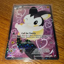 Pokemon TCG Emolga RC23/RC25 Legendary Treasures Radiant Collection *DAMAGED HP* - Image 1