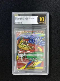 2025 Pokemon TCG Japanese Mega Hawlucha ex M2a 229/193 MA PLG 10 Pristine SV42 - Image 1